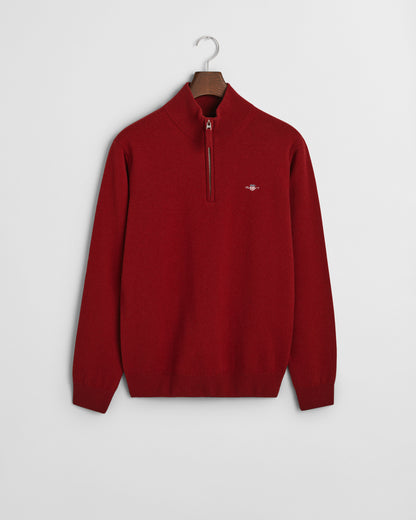 Superfine Lambswool Half-Zip Sweater