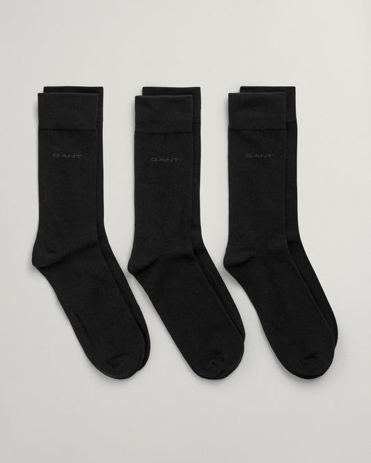 3-Pack Soft Cotton Socks