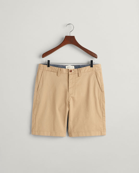 Slim Fit Twill Shorts