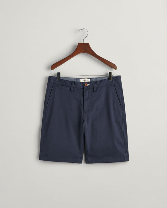 Slim Fit Twill Shorts