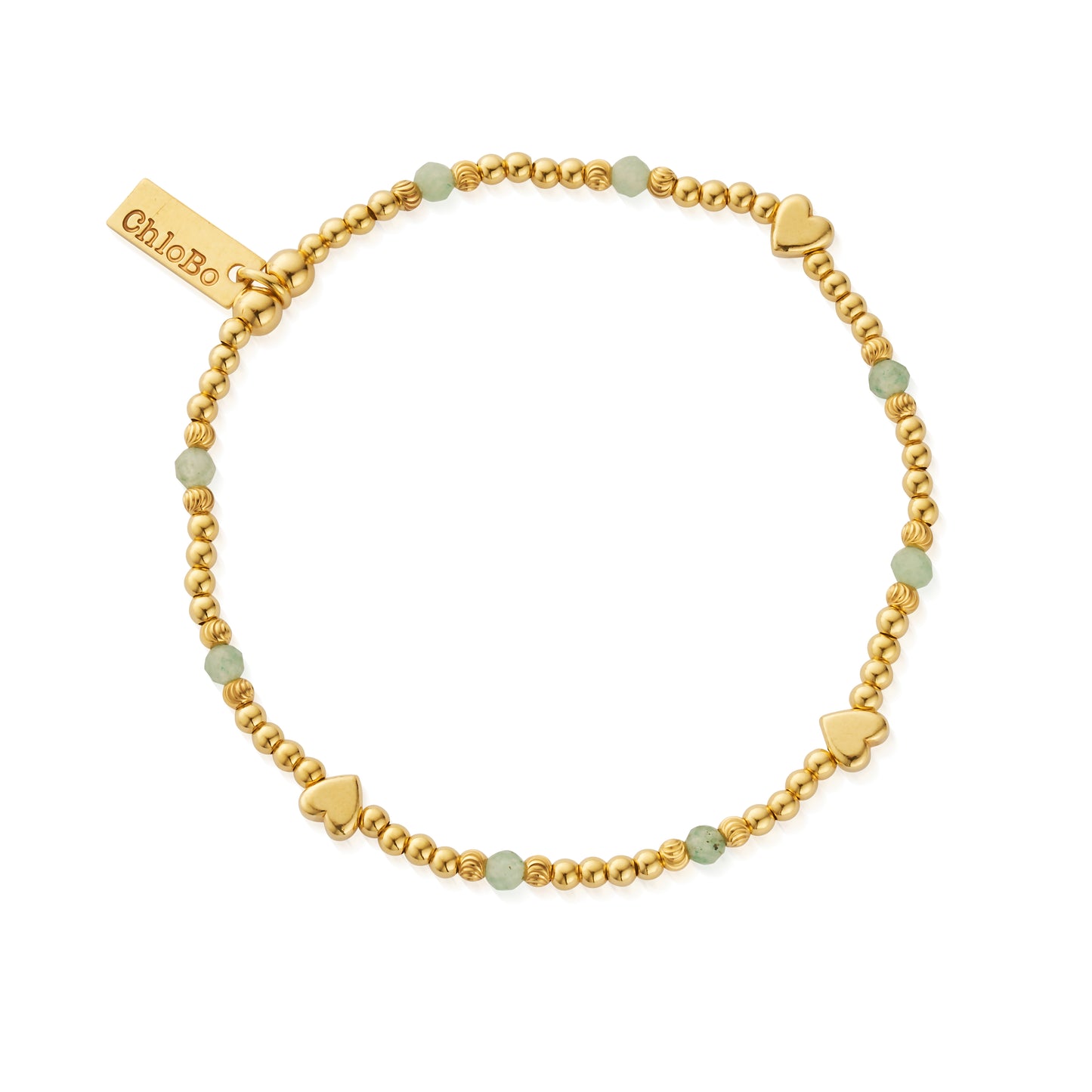 Gold New Love Aventurine Bracelet