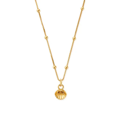 Gold Bobbie Chain Travel Seeker Necklace