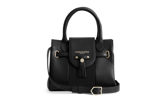 Mini Windsor Handbag Black Leather