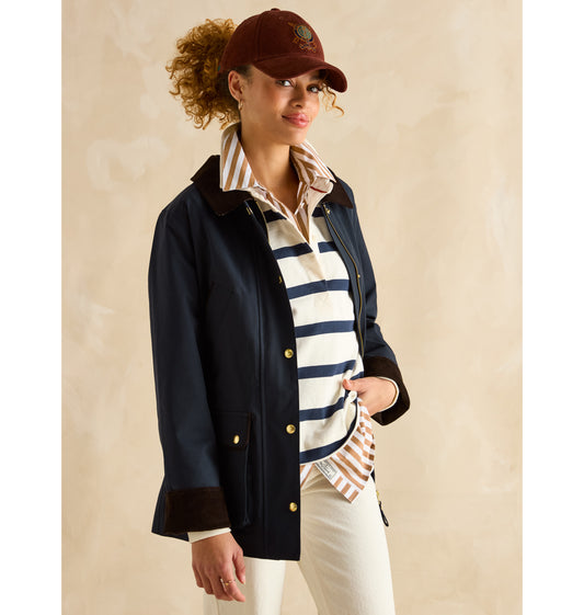 Katherine Navy Waterproof Heritage Coat