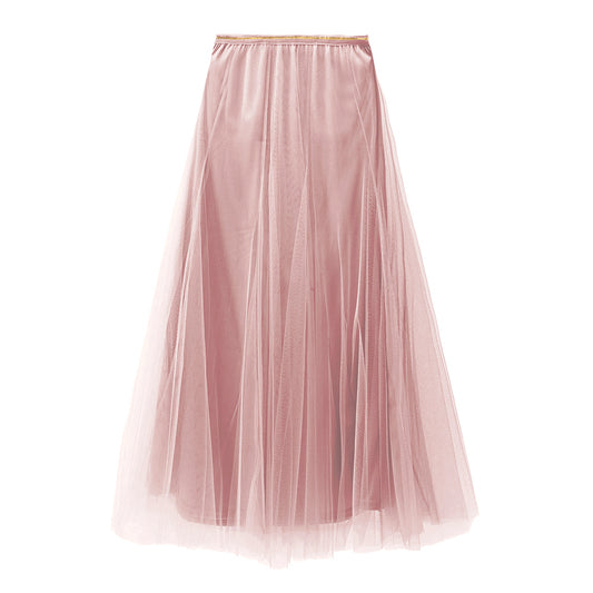 Tulle Layer Skirt in Soft Pink - Large