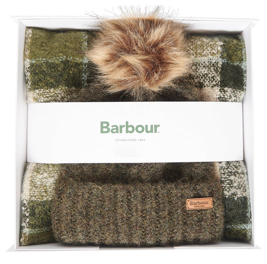 Saltburn Beanie & Tartan Scarf Gift Set