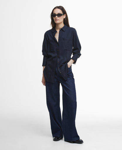 Carrie Relaxed Pinstripe Shirt