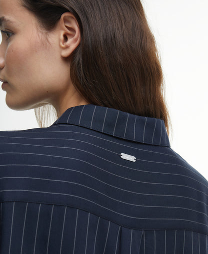 Carrie Relaxed Pinstripe Shirt