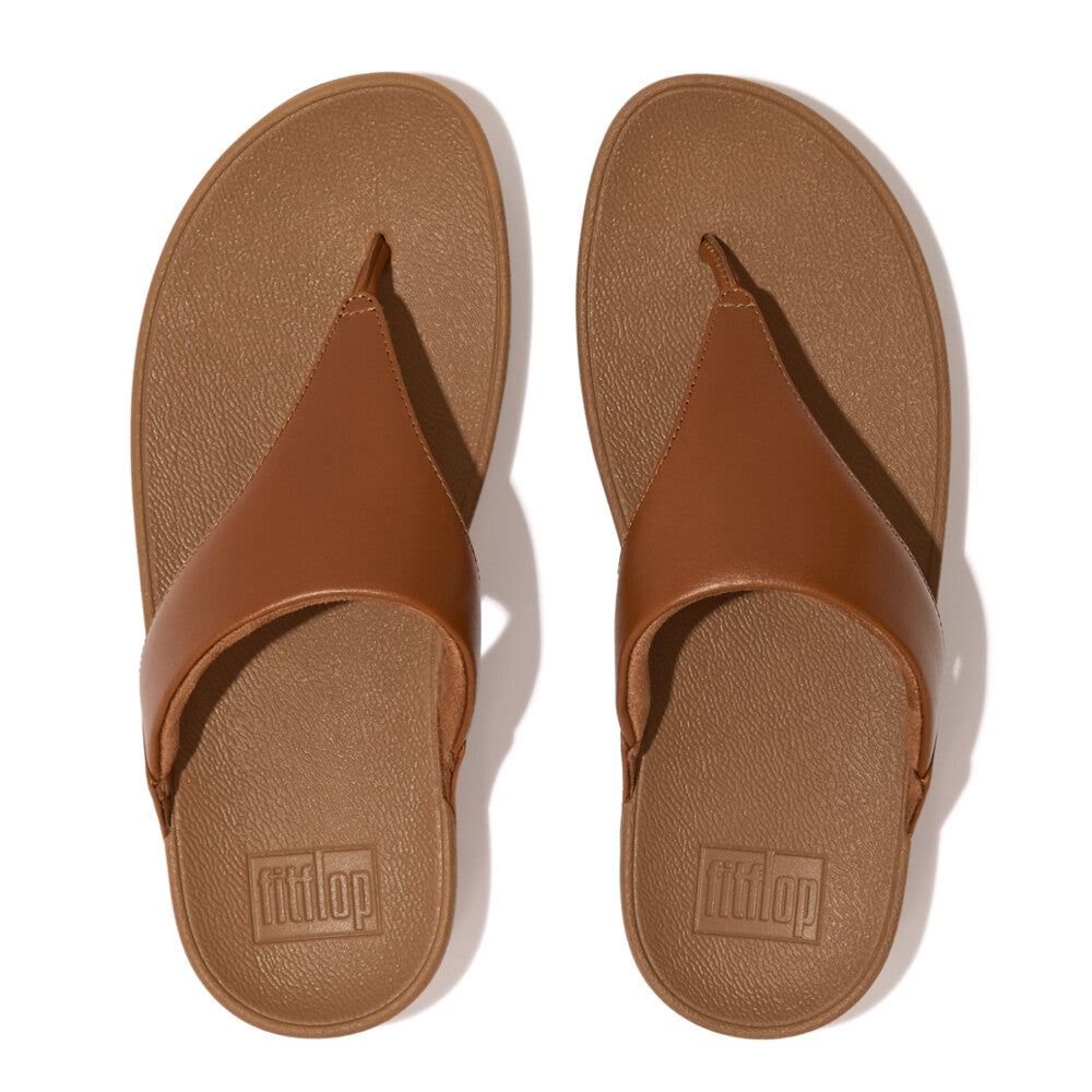 Lulu Leather Toe-Post Sandals