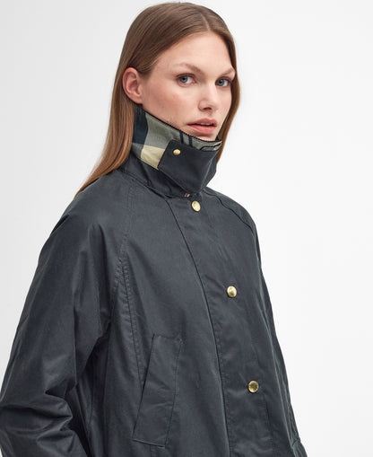 Long Beadnell Waxed Jacket