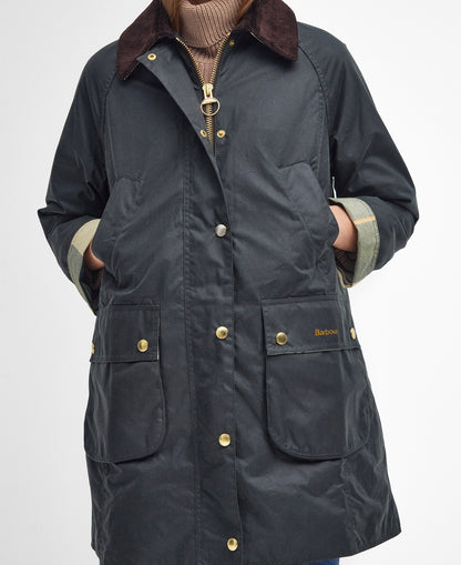 Long Beadnell Waxed Jacket