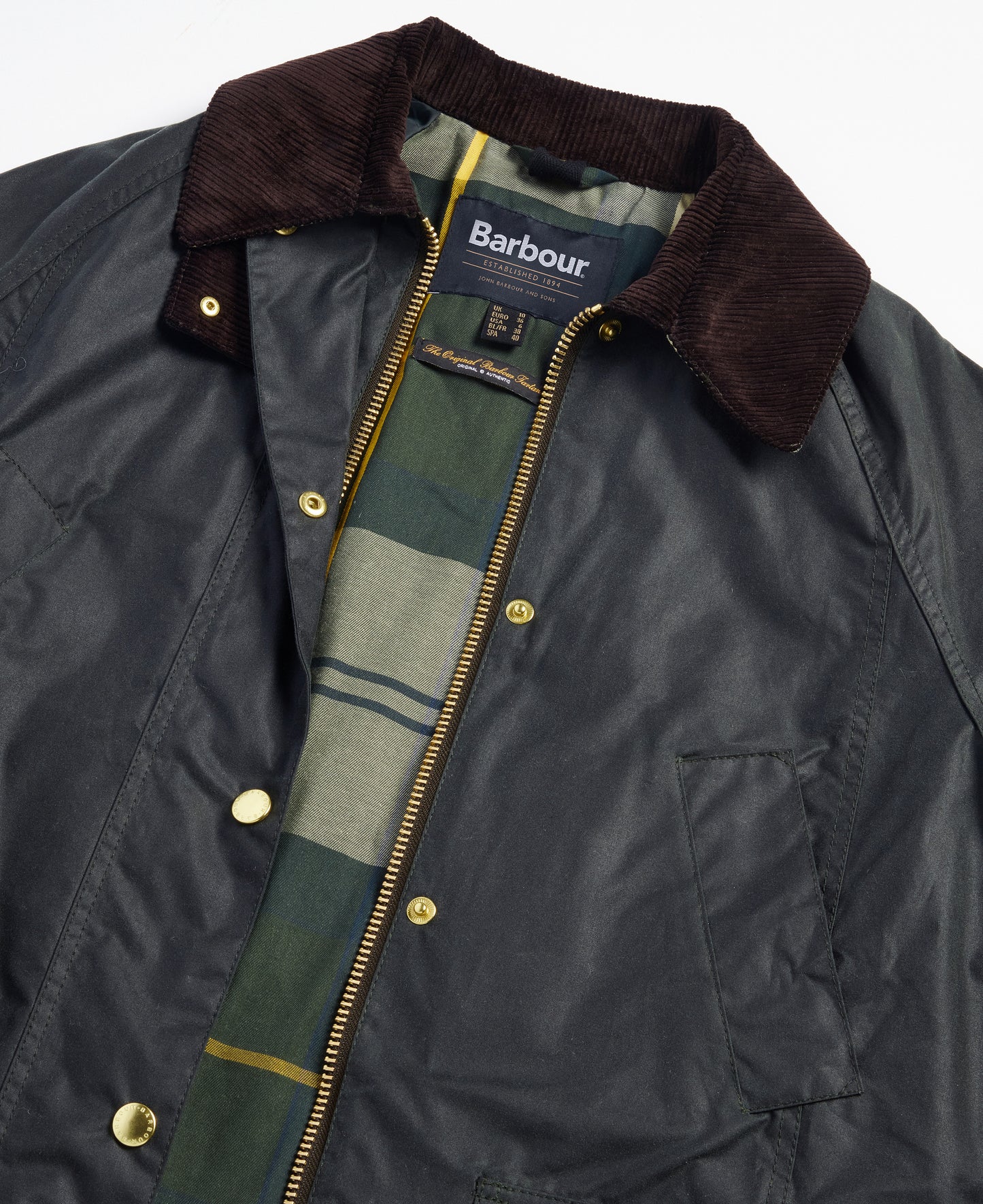 Long Beadnell Waxed Jacket