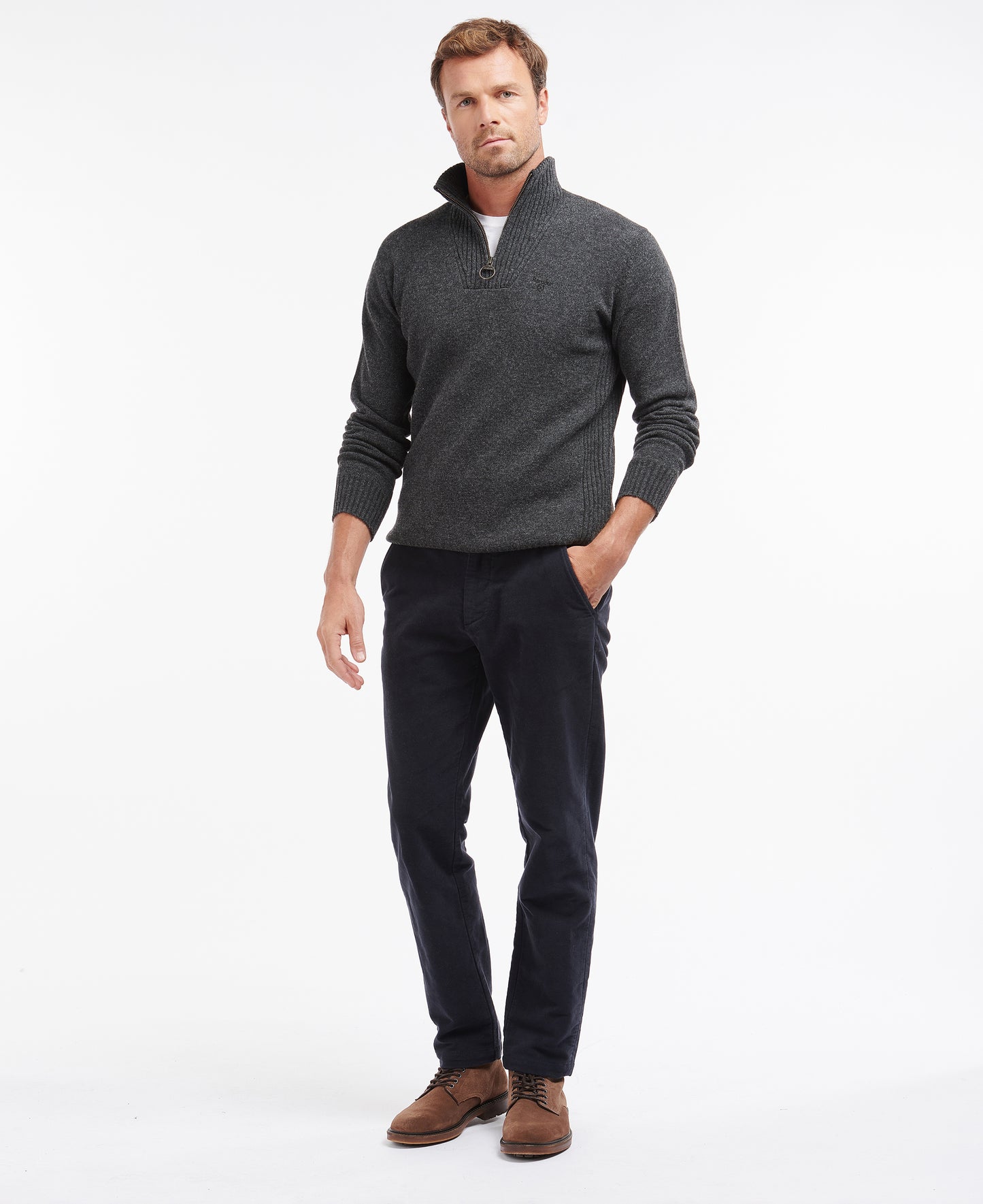 Essential Lambswool Half Zip Jumper