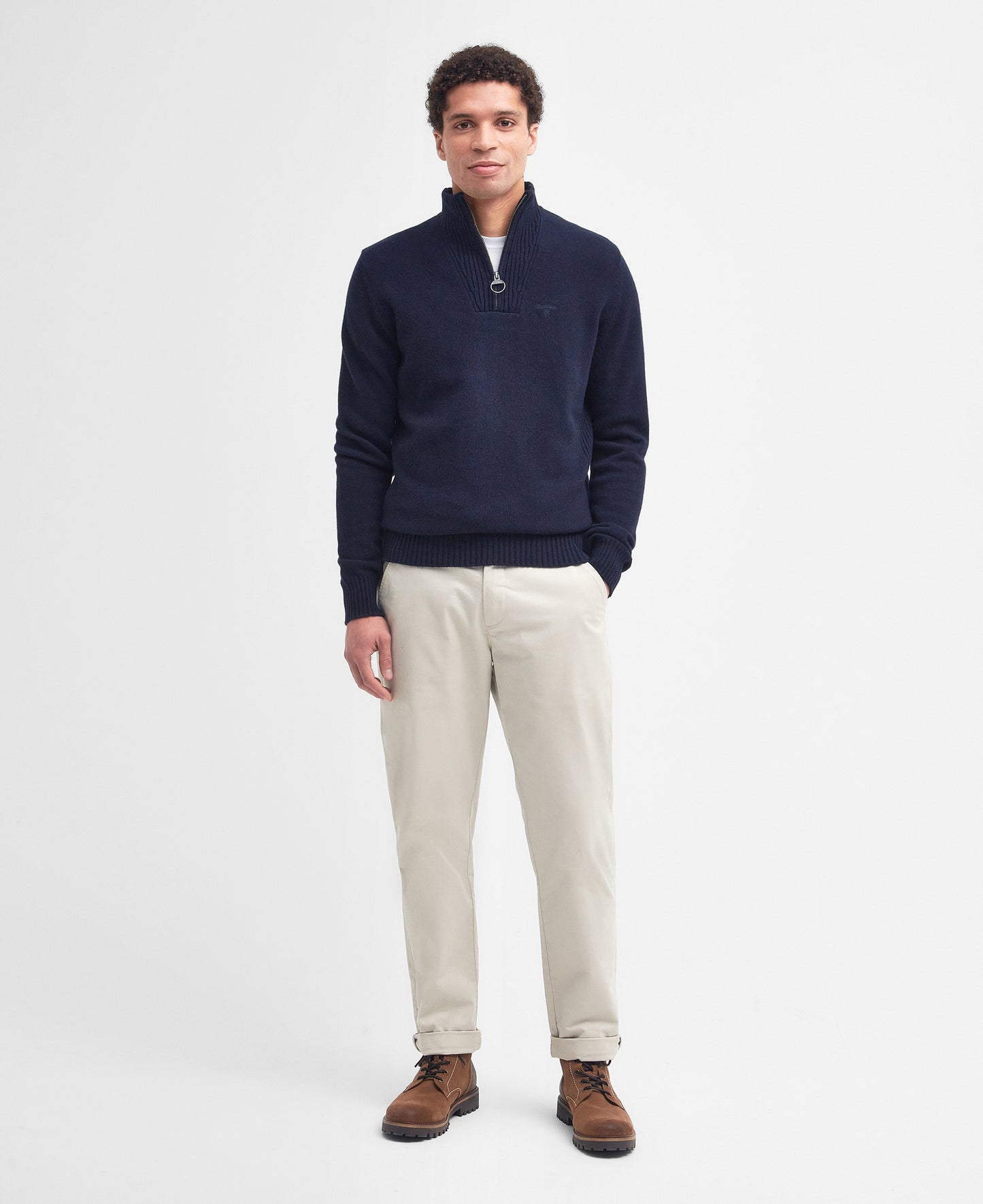 Essential Lambswool Half Zip Jumper