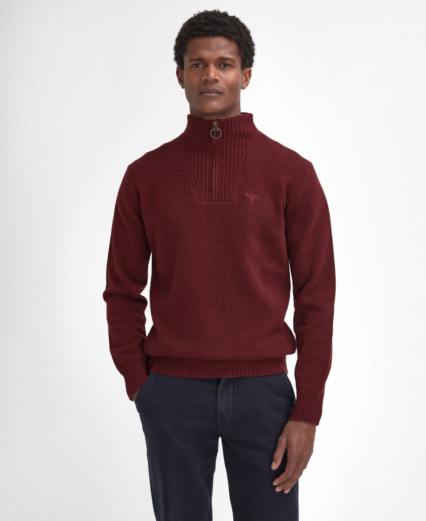 Essential Lambswool Half Zip Jumper