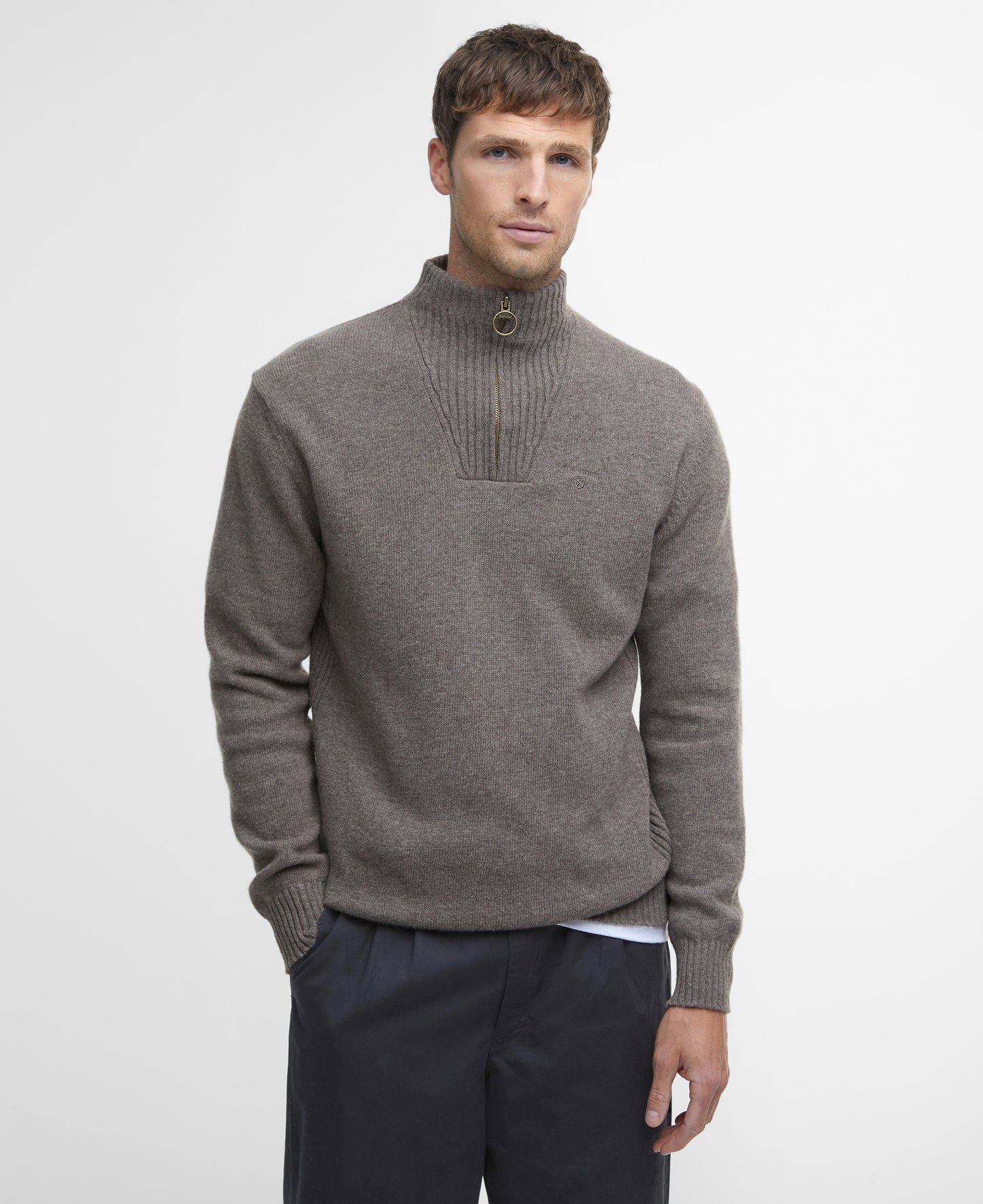 Essential Lambswool Half Zip Jumper