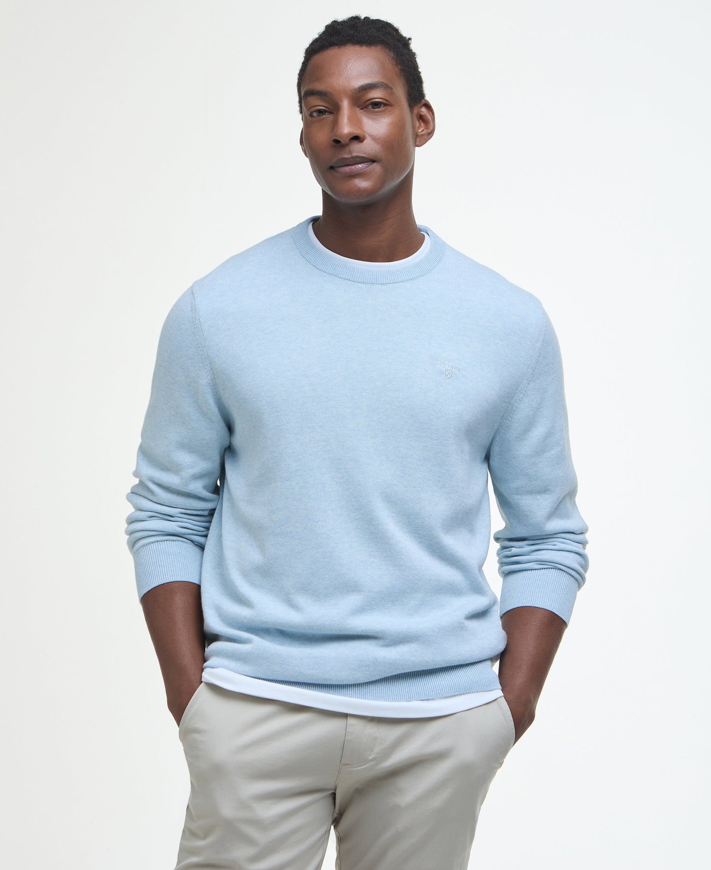 Pima Cotton Crew Neck Jumper