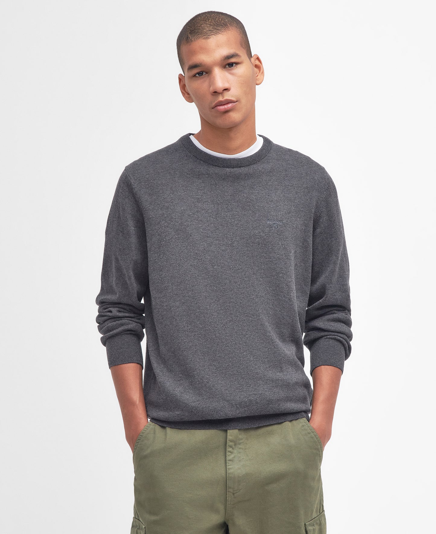 Pima Cotton Crew Neck Jumper