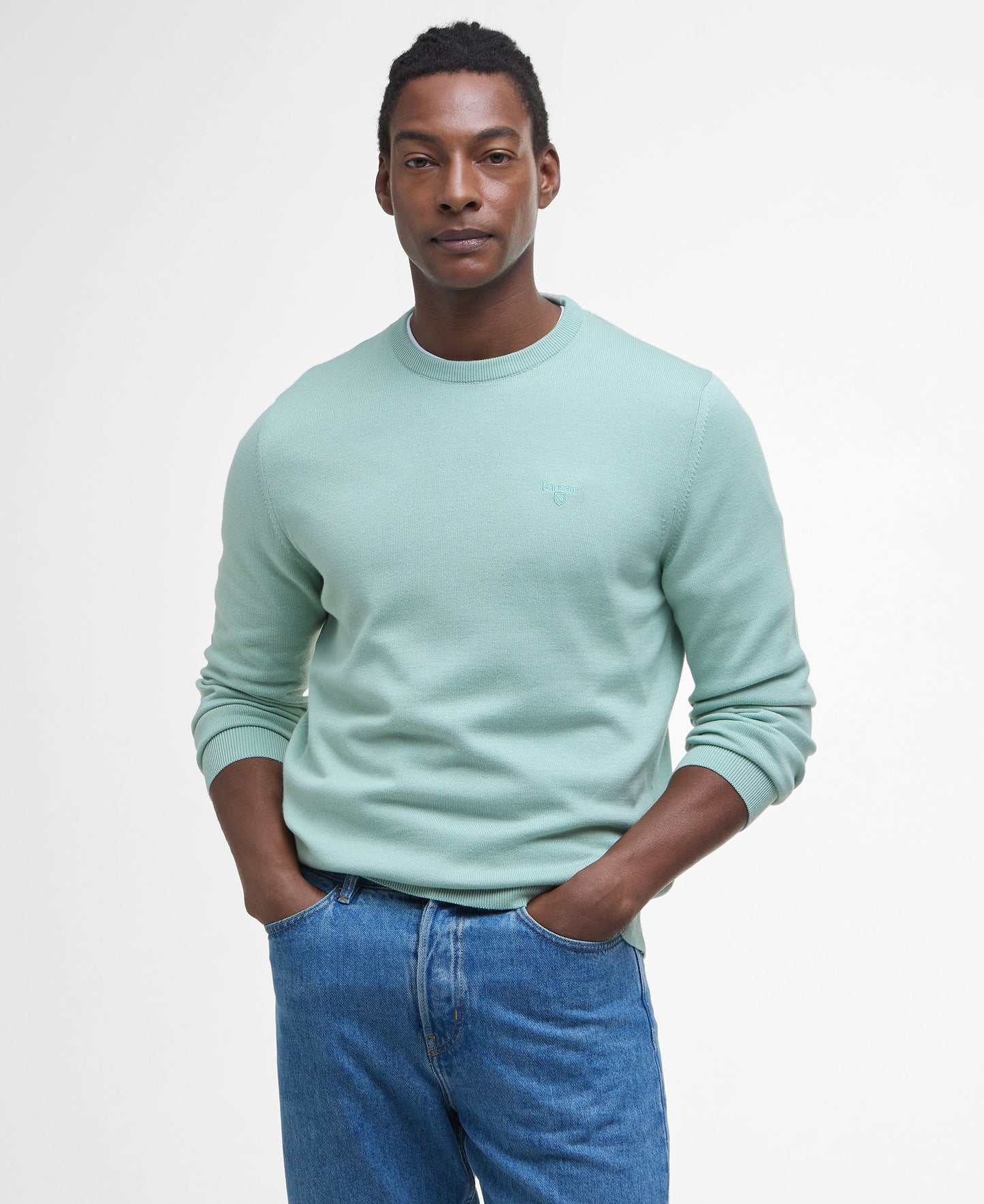 Pima Cotton Crew Neck Jumper