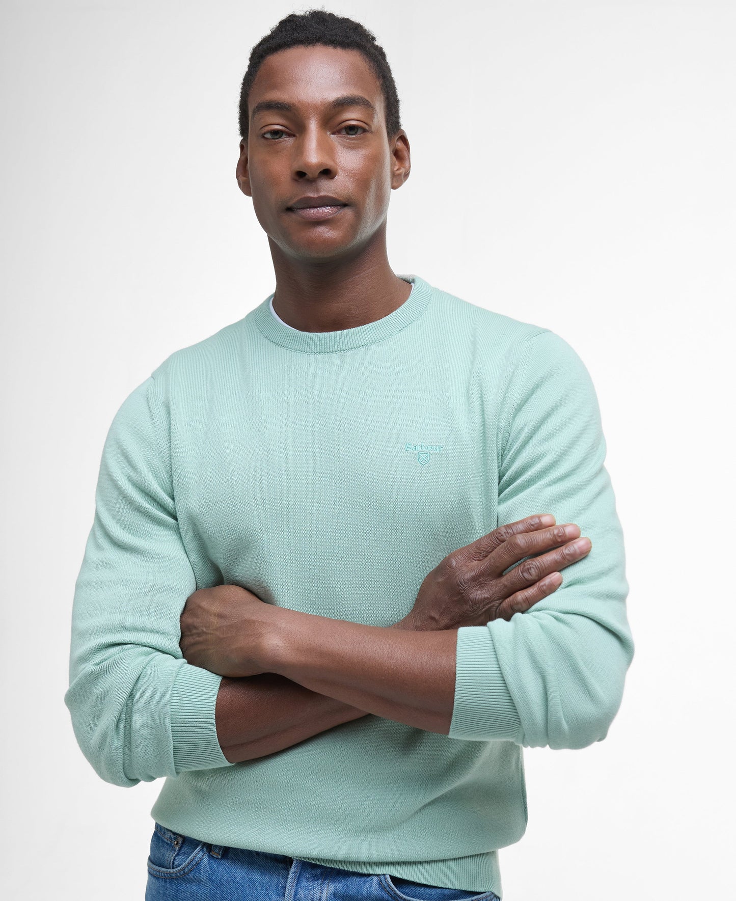 Pima Cotton Crew Neck Jumper