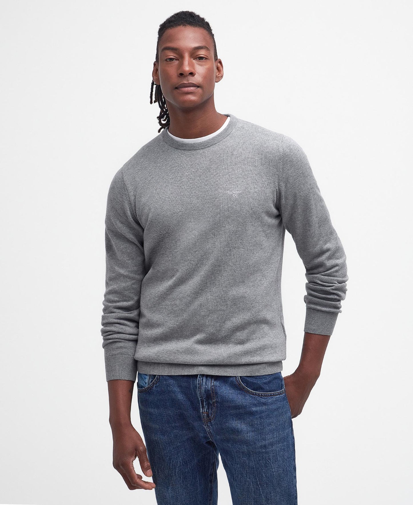 Pima Cotton Crew Neck Jumper