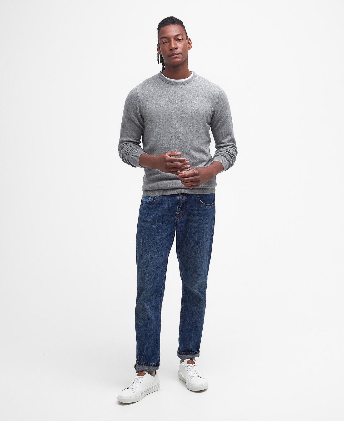 Pima Cotton Crew Neck Jumper