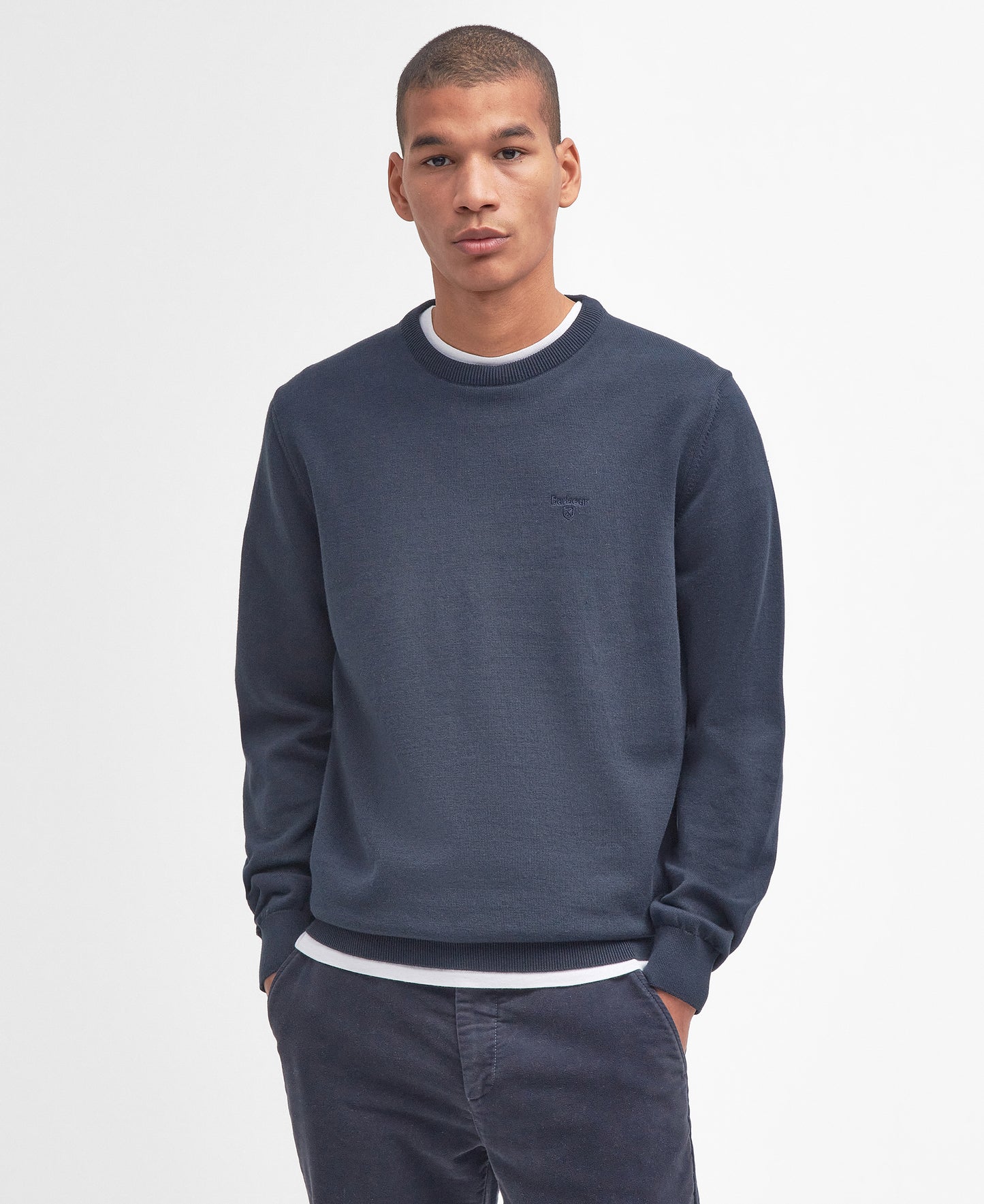 Pima Cotton Crew Neck Jumper