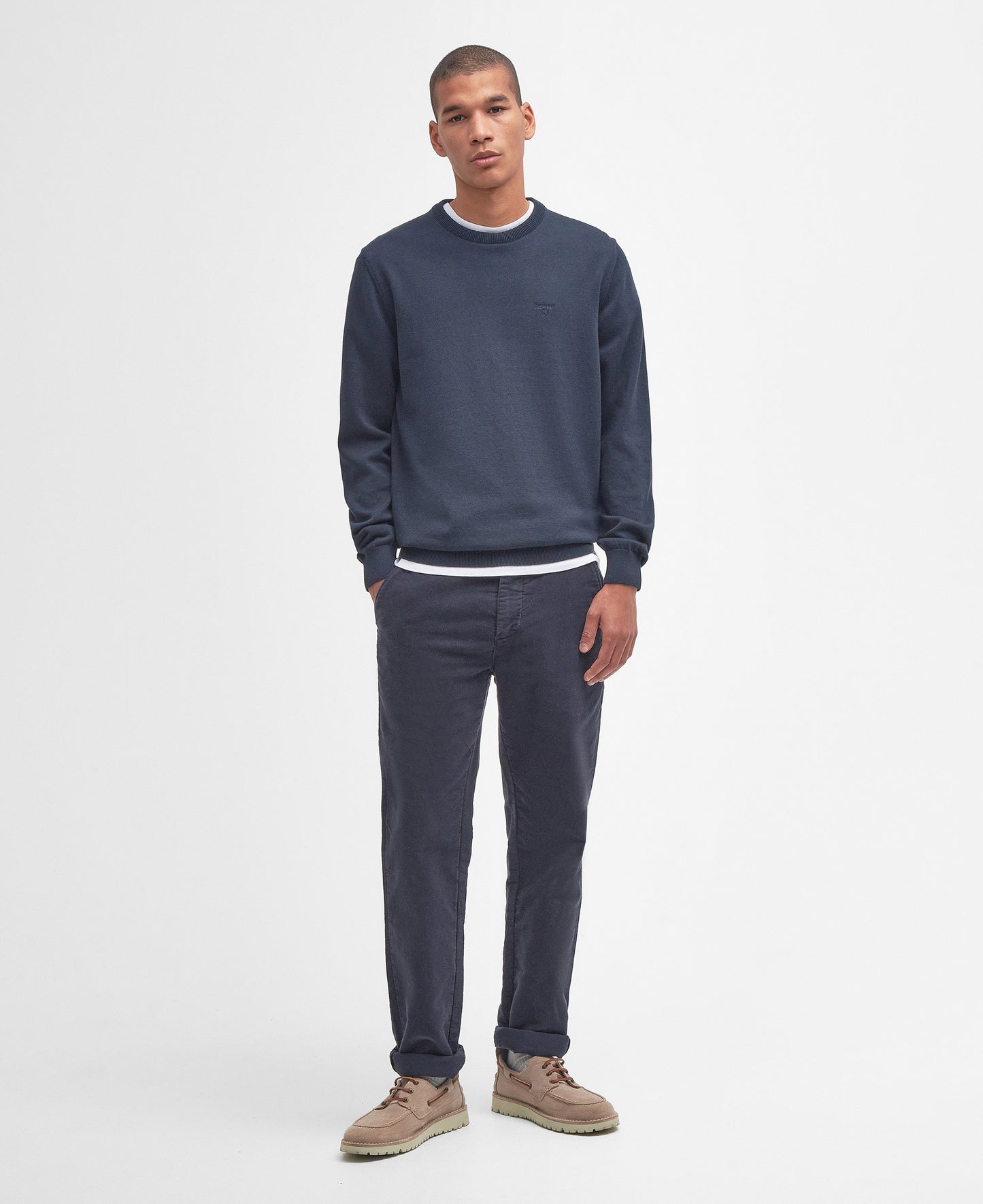 Pima Cotton Crew Neck Jumper