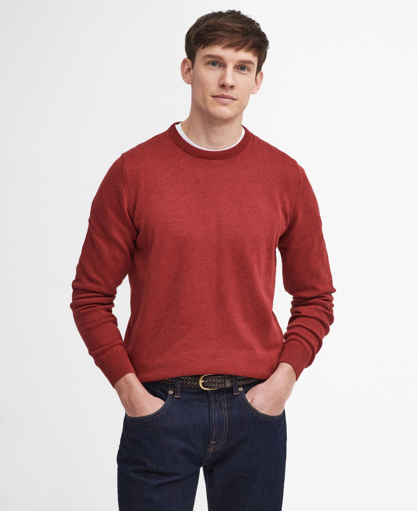 Pima Cotton Crew Neck Jumper