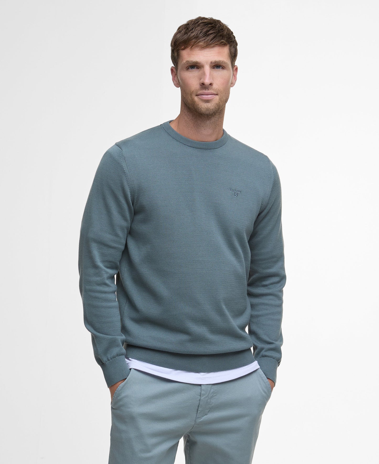 Pima Cotton Crew Neck Jumper