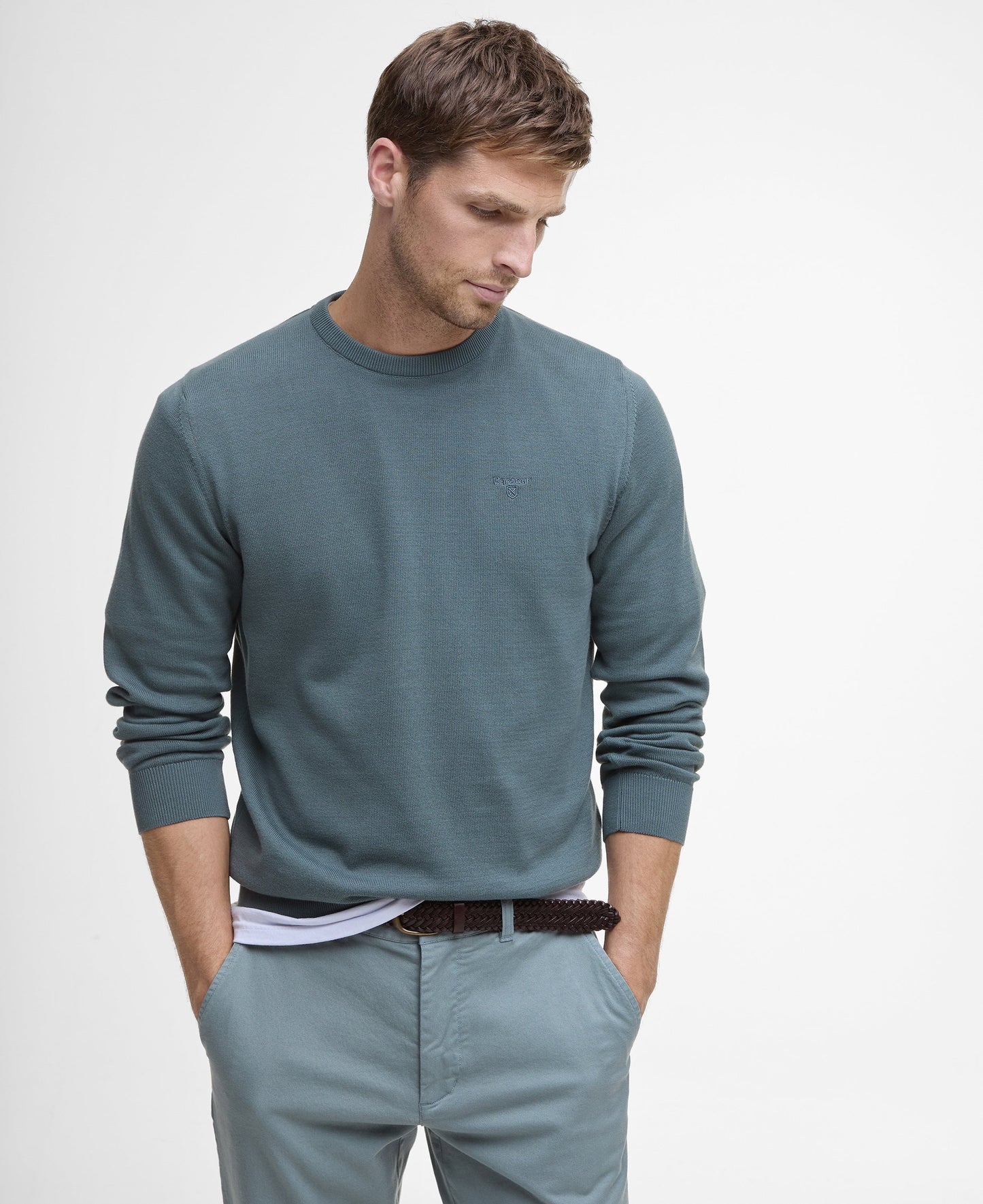 Pima Cotton Crew Neck Jumper