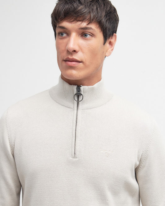 Cotton Half-Zip Sweatshirt