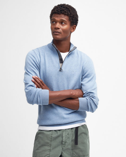 Cotton Half-Zip Sweatshirt