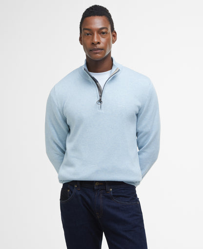 Cotton Half-Zip Sweatshirt