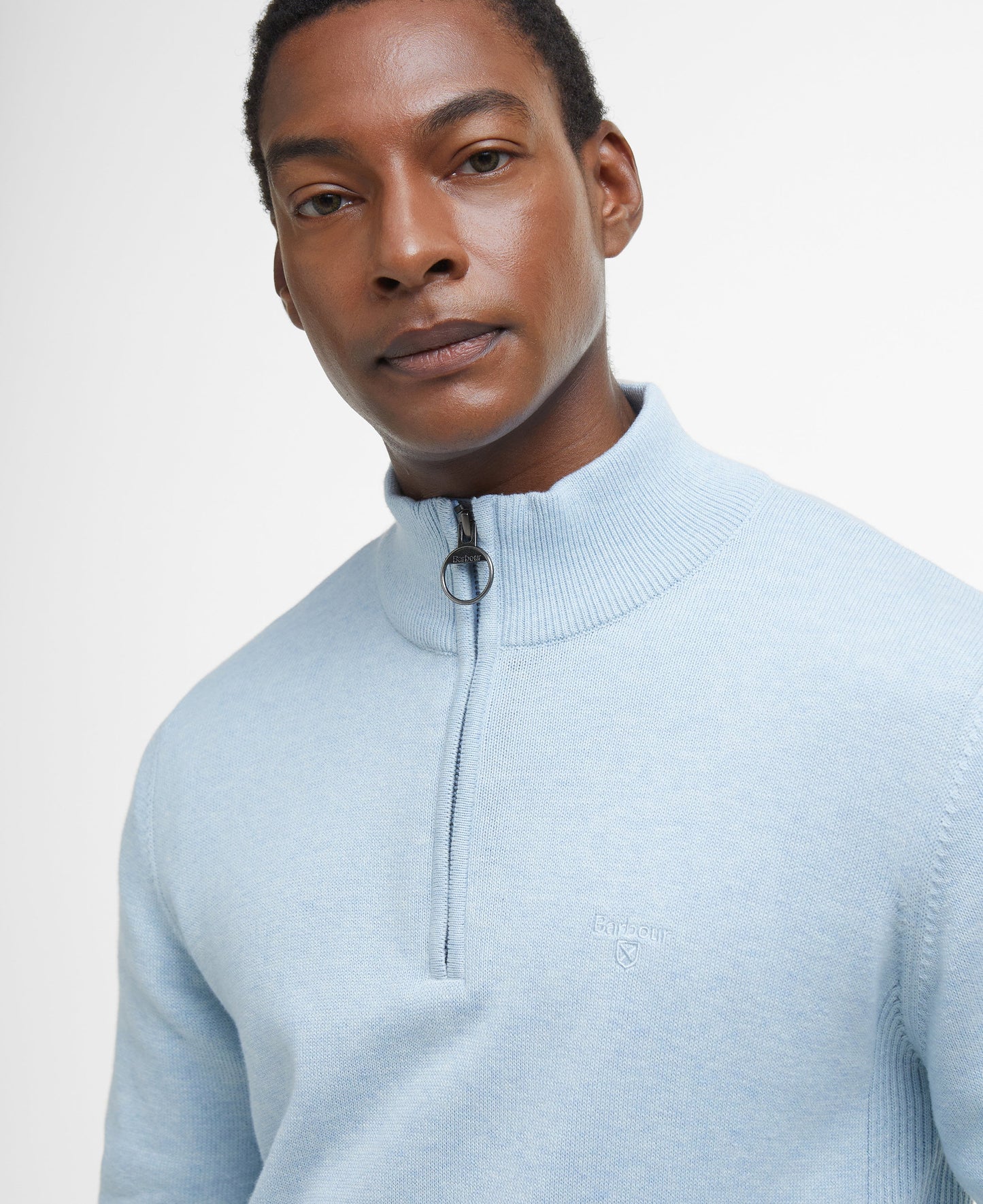 Cotton Half-Zip Sweatshirt