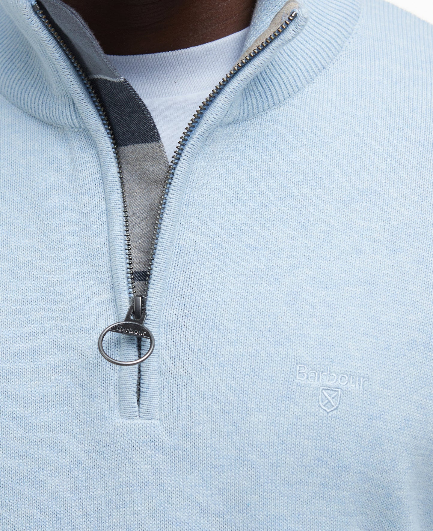 Cotton Half-Zip Sweatshirt