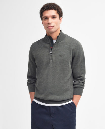 Cotton Half-Zip Sweatshirt