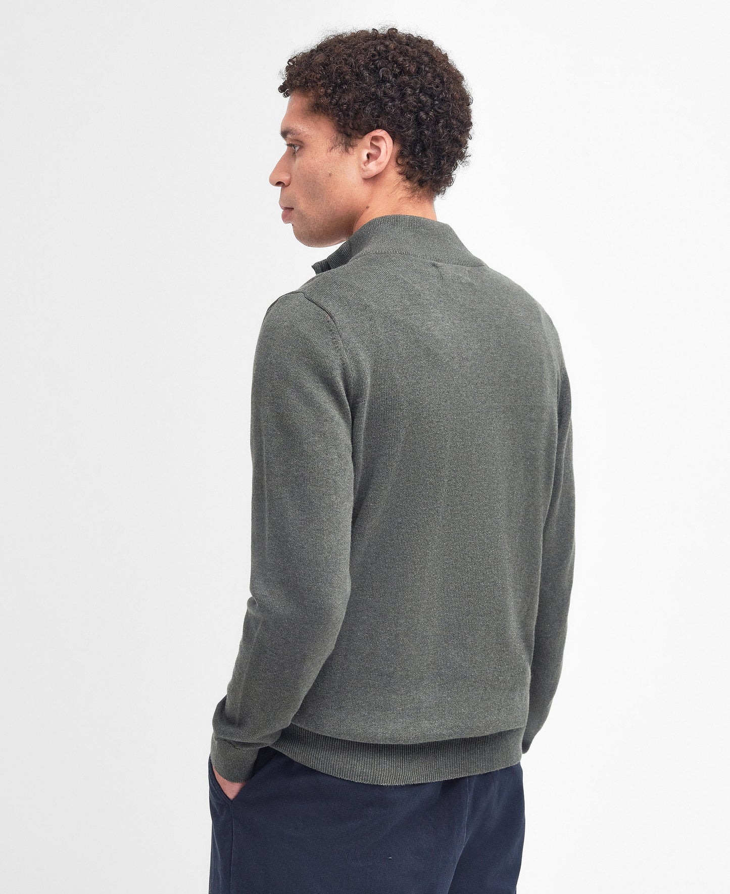 Cotton Half-Zip Sweatshirt