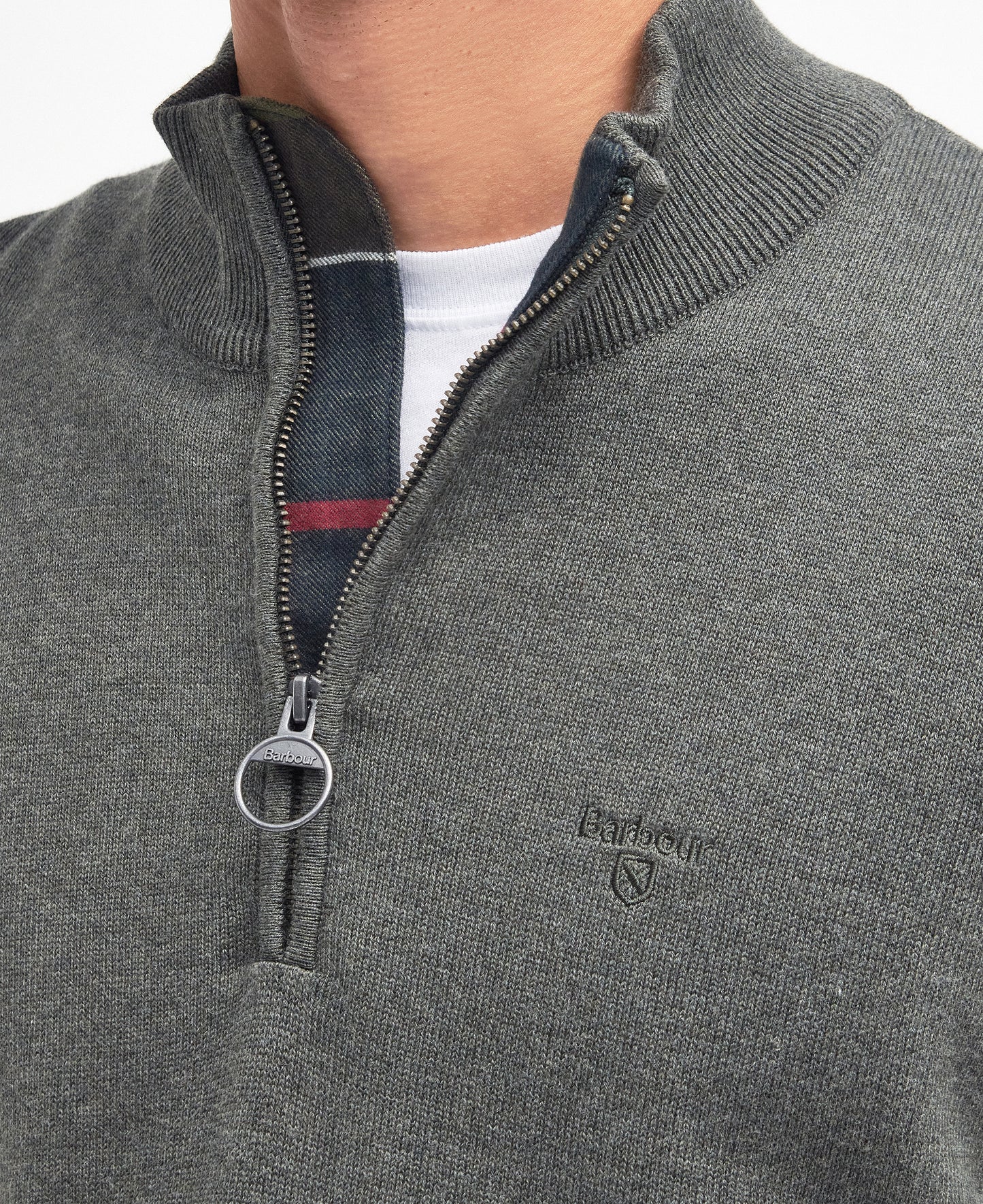 Cotton Half-Zip Sweatshirt