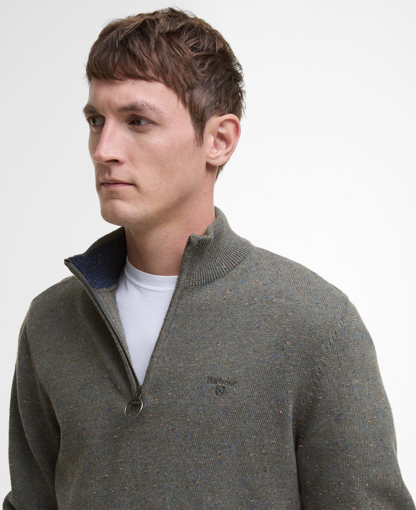 Cotton Tainsbury Half Zip Sweater