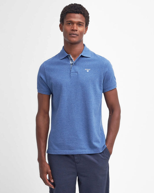 Tartan Pique Polo Top