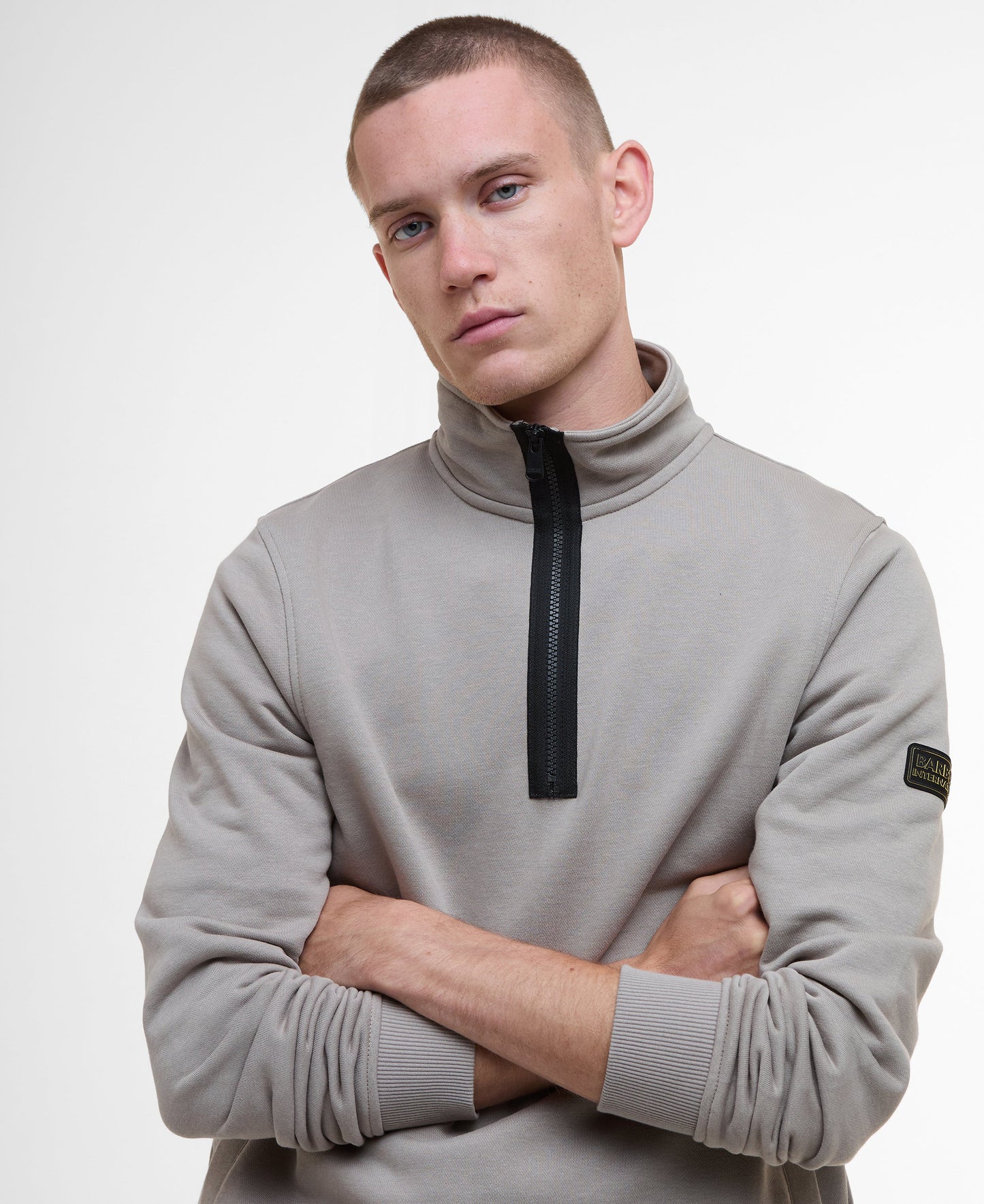 Outline Funnel Neck Sweat