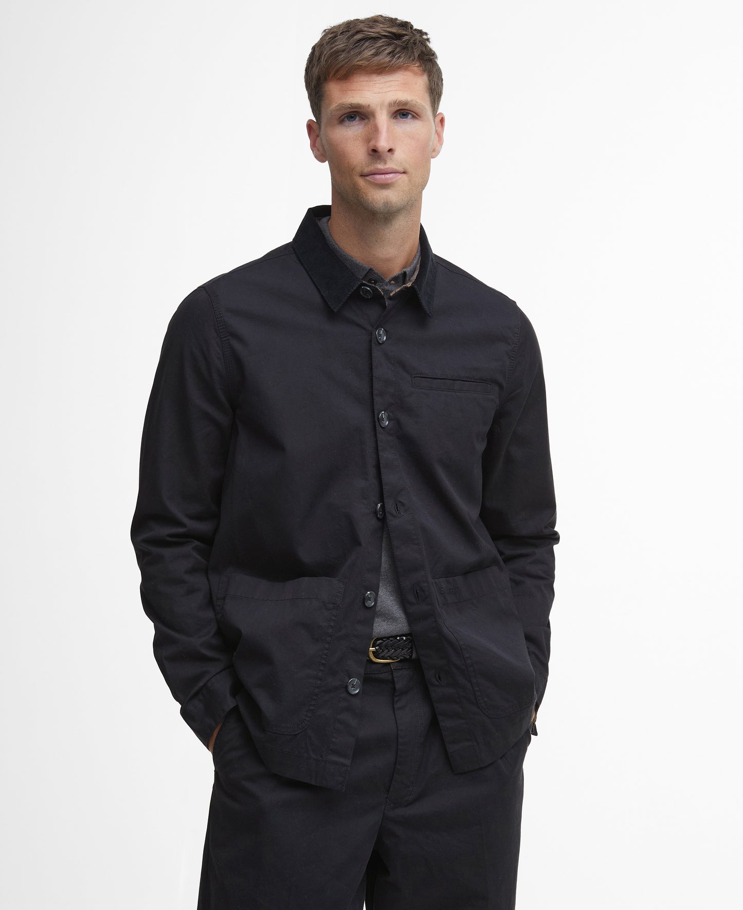 Cole Tailored Fit Poplin Overshirt