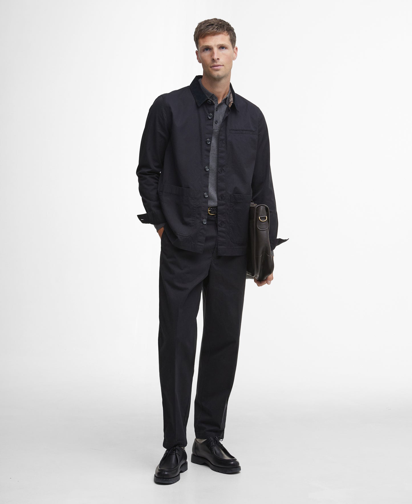 Cole Tailored Fit Poplin Overshirt