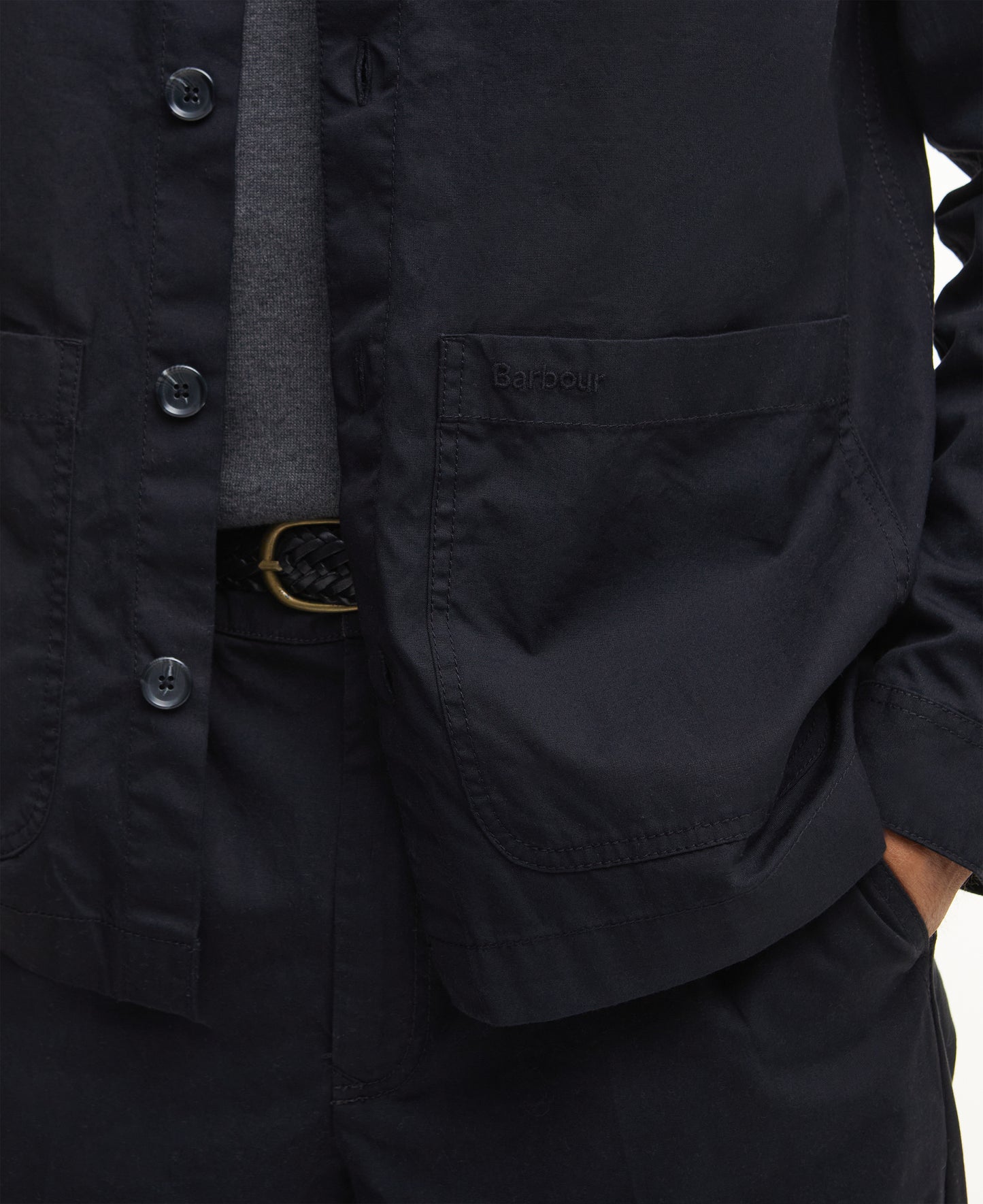 Cole Tailored Fit Poplin Overshirt