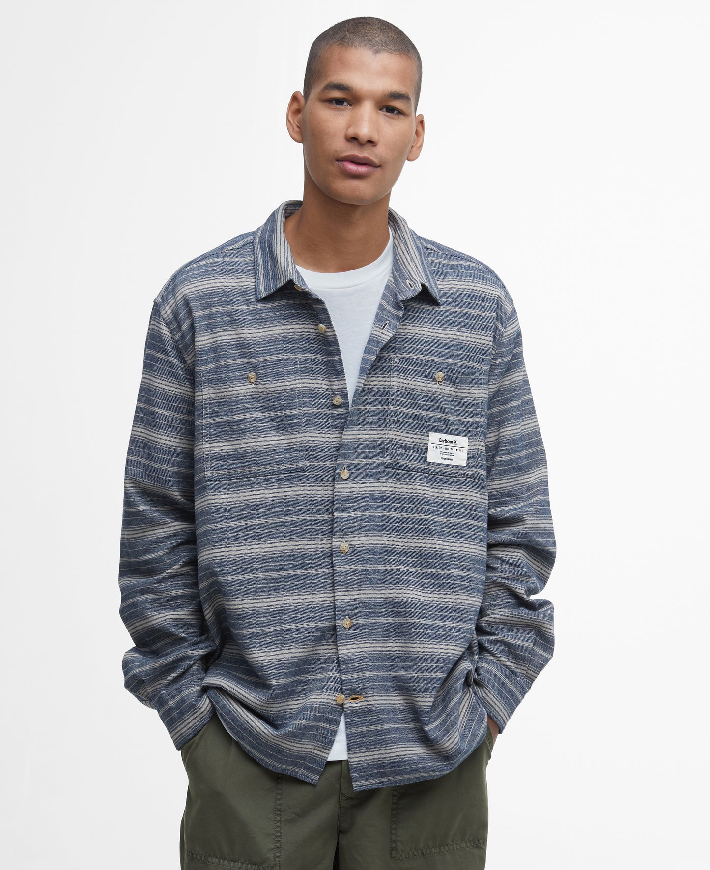 Hesleden Relaxed Fit Striped Shirt