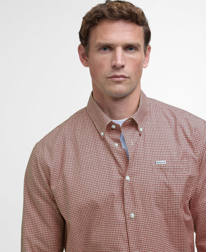 Finwell Gingham Tailored Fit Shirt