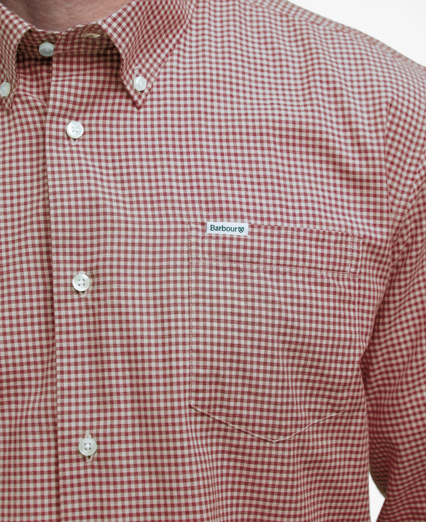 Finwell Gingham Tailored Fit Shirt