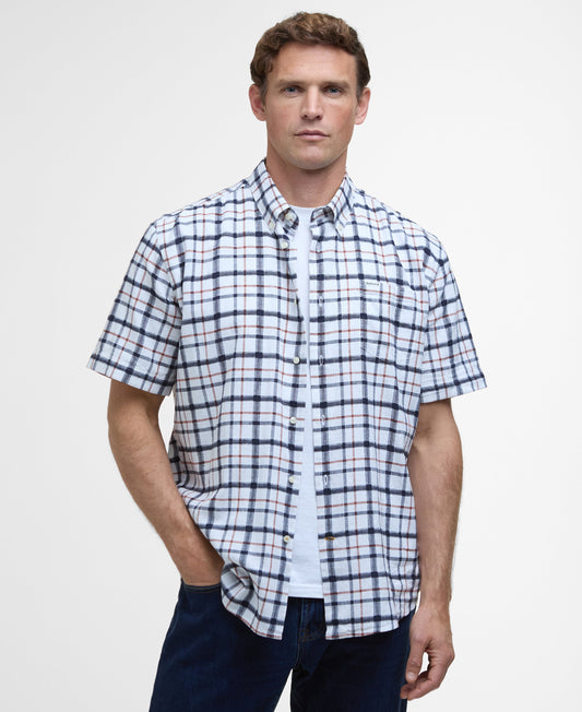 Glover Short Sleeve Linen Blend Regular Fit Shirt