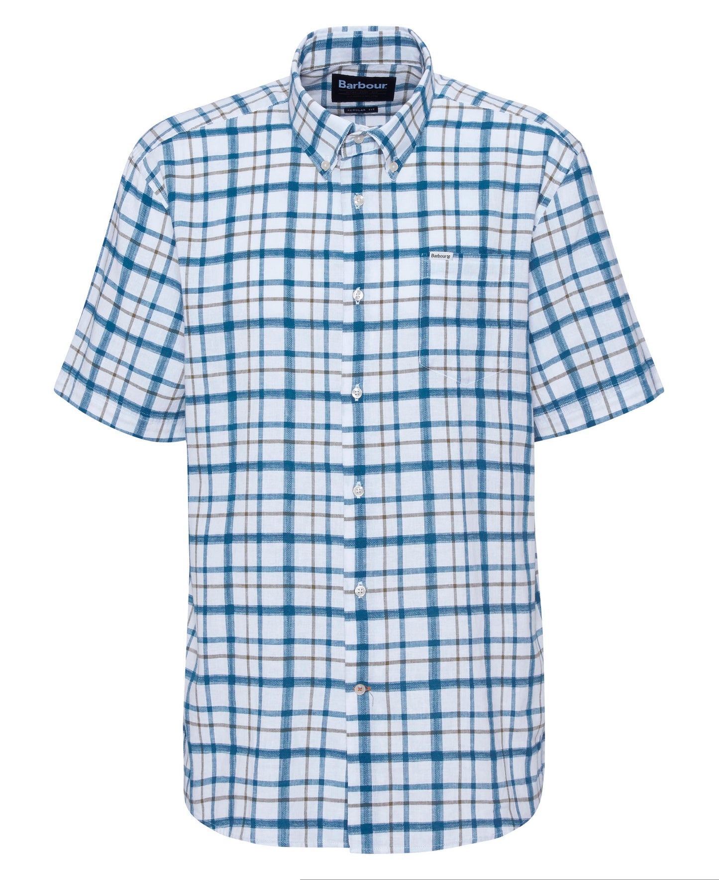 Glover Short Sleeve Linen Blend Regular Fit Shirt